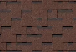 Гибкая черепица Roofshield Классик Модерн Коричневый с оттенением