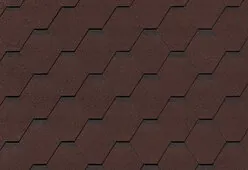 Гибкая черепица Roofshield Классик Стандарт Коричневый с оттенением