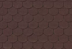 Гибкая черепица Roofshield Фемили Лайт Готик Коричневый с оттенением