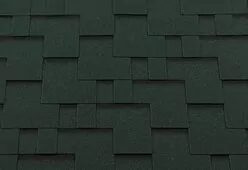 Гибкая черепица Roofshield Классик Модерн Зеленый с оттенением
