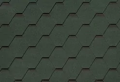 Гибкая черепица Roofshield Премиум Фьюжн Зеленый с оттенением