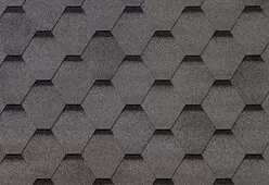 Гибкая черепица Roofshield Фемили Эко Лайт Стандарт Серый с оттенением