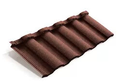 Композитная черепица Metrotile Roman 1280*410 мм Бордо