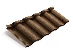 Композитная черепица Metrotile Roman 1280*410 мм Бургундия
