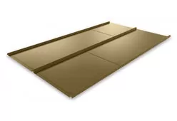 Фальцевая кровля Металл Профиль Rubin-Roof 0.5 мм (Norman MP) RAL 1014 Слоновая кость