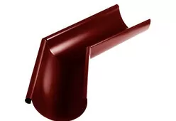 Внешний угол желоба 135 Flamingo Budmat RAL 3009 Красный