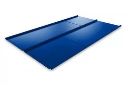 Фальцевая кровля Металл Профиль Rubin-Roof 0.5 мм (Viking MP E) RAL 5005 Сигнальный синий