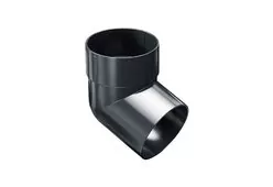Сливное колено с 2 раструбами ProAqua Budmat RAL 7016 Антрацитовый