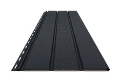 Софит ПВХ Budmat с перфорацией RAL 7016 Антрацитовый