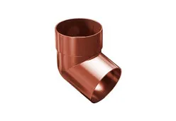 Сливное колено с 2 раструбами ProAqua Budmat RAL 8004 Кирпичный