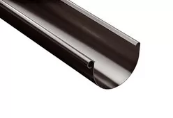 Желоб водосточный ПВХ 4 м.п. ProAqua Budmat RAL 8019 Серо-коричневый