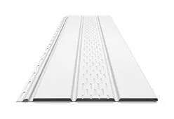 Софит ПВХ Budmat с перфорацией RAL 9003 Сигнальный белый