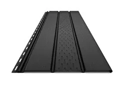 Софит ПВХ Budmat с перфорацией RAL 9005 Черный