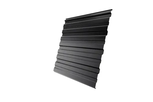 Профнастил C10R 0,45 PE RAL 9005 черный