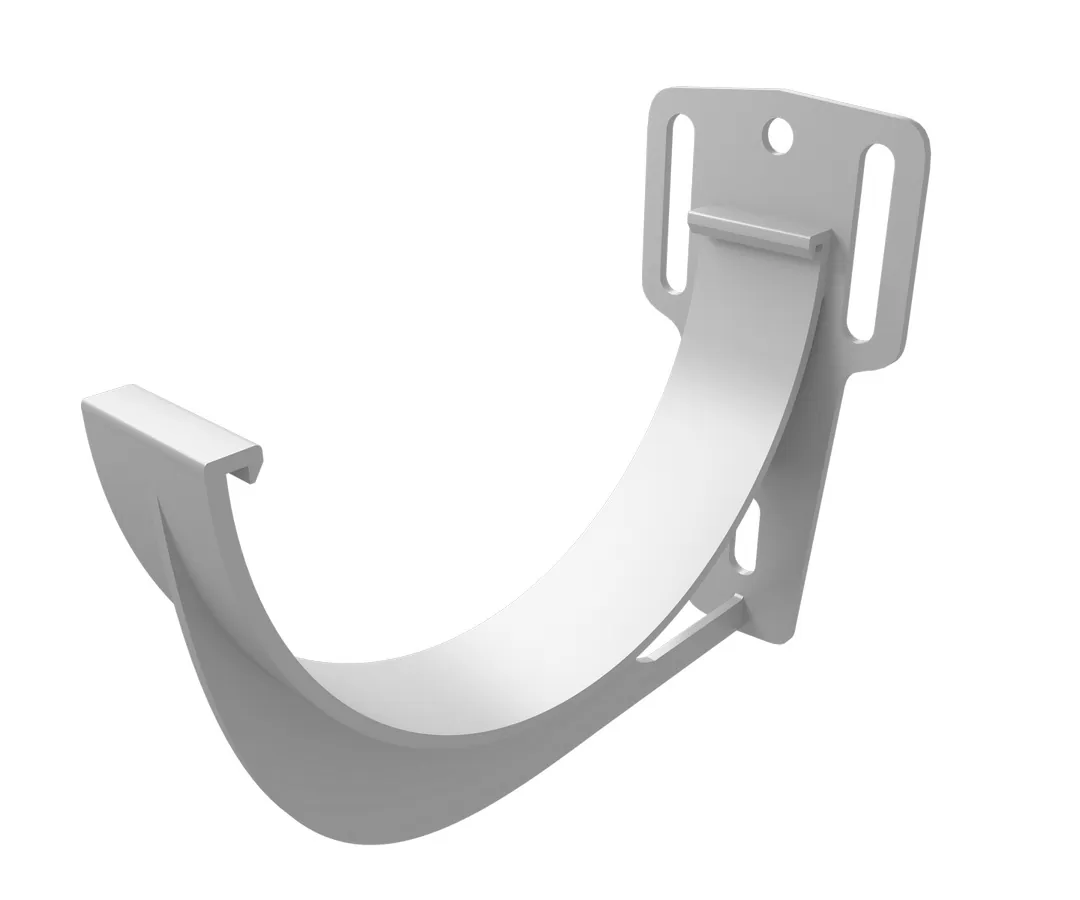Кронштейн желоба slider Классика 120 ПВХ Grand Line белый (RAL 9003)