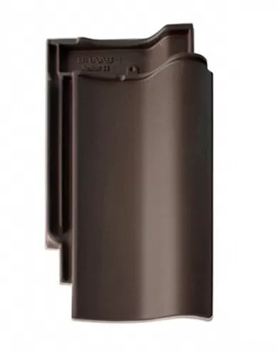 Рядовая черепица Braas Агат 14V антрацит