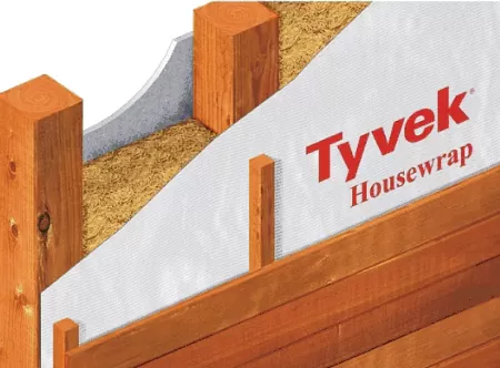 Слайд #1 | Мембрана Tyvek Housewrap супердиффузионная для стен (75м2)