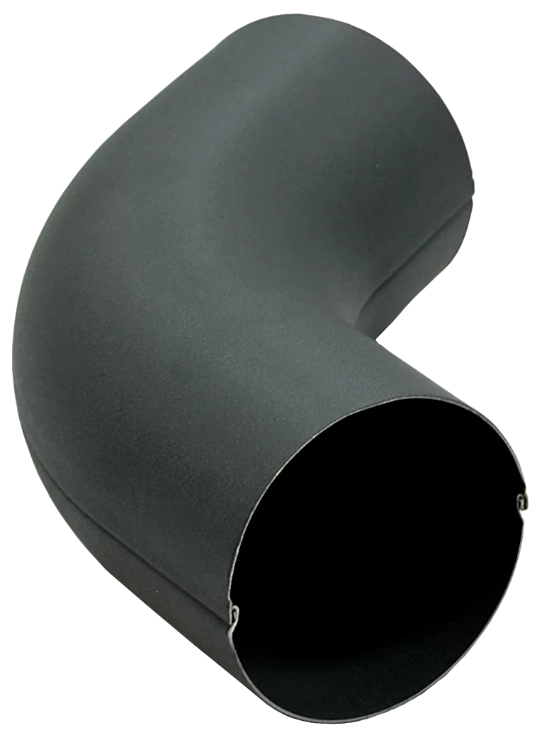 Колено 60 град 90 мм Matte PU RAL 7024