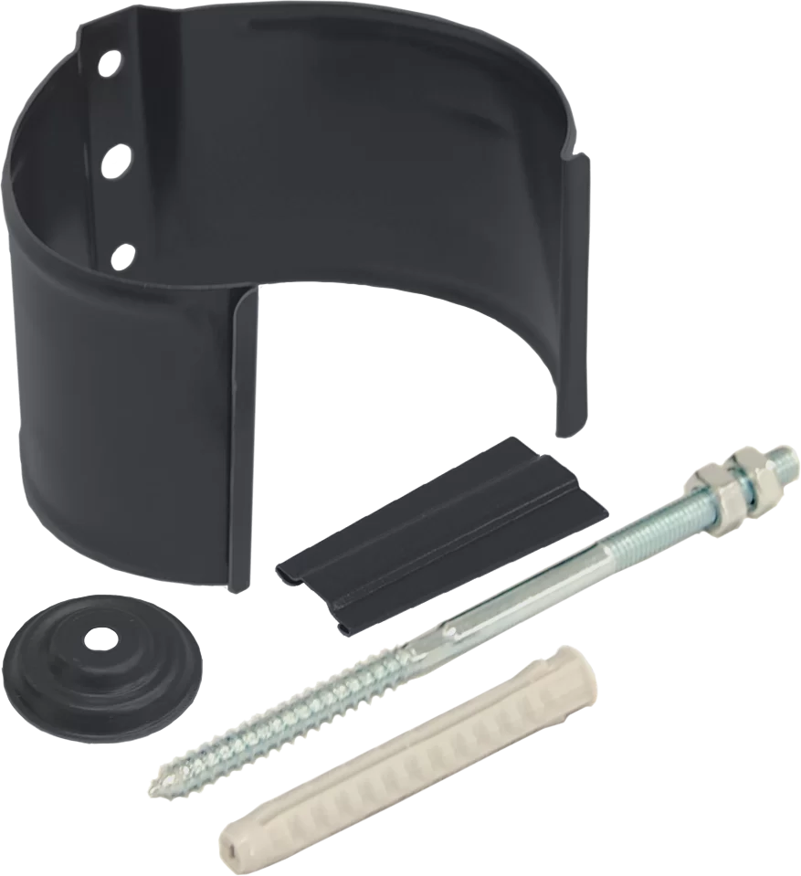 Кронштейн трубы на кирпич 90мм Matte PU RAL 7024