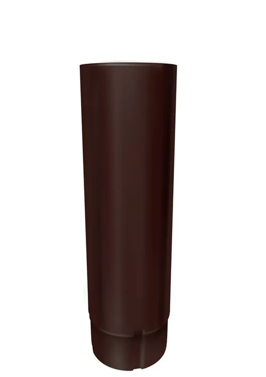 Труба круглая Optima Matt 90мм 3м RAL 8017