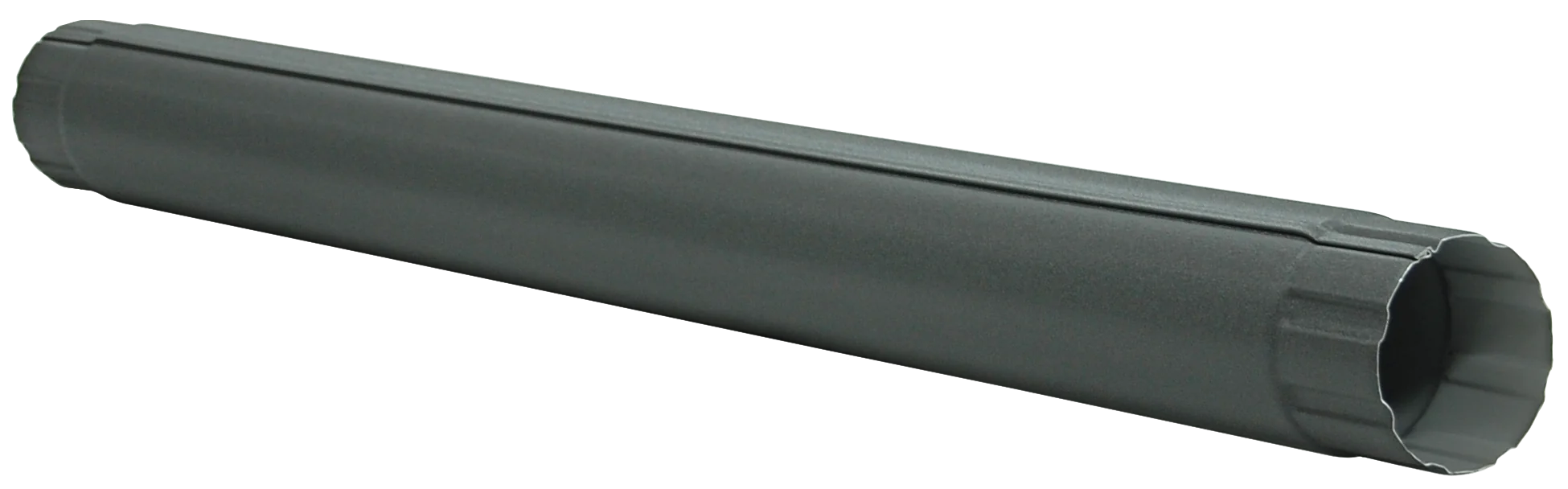 Труба круглая соединительная Optima Matt 90мм 1м RAL 7024