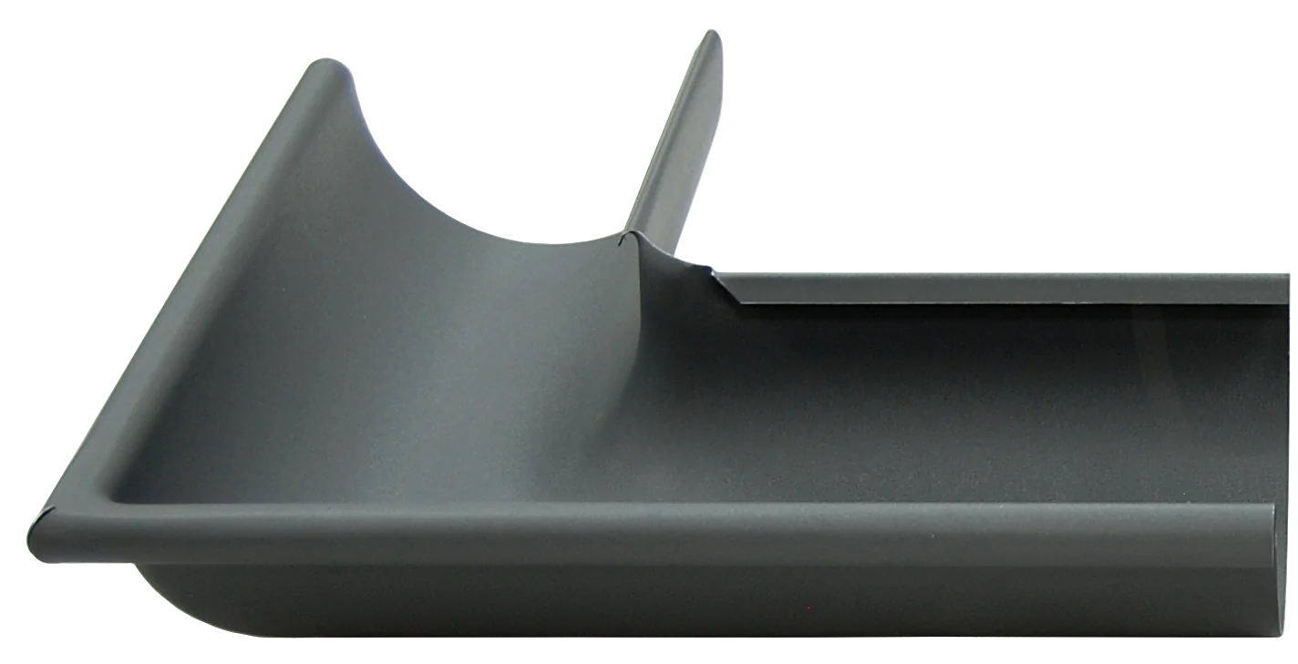 Угол желоба внешний 90 гр 125 мм Matte PU RAL 7024