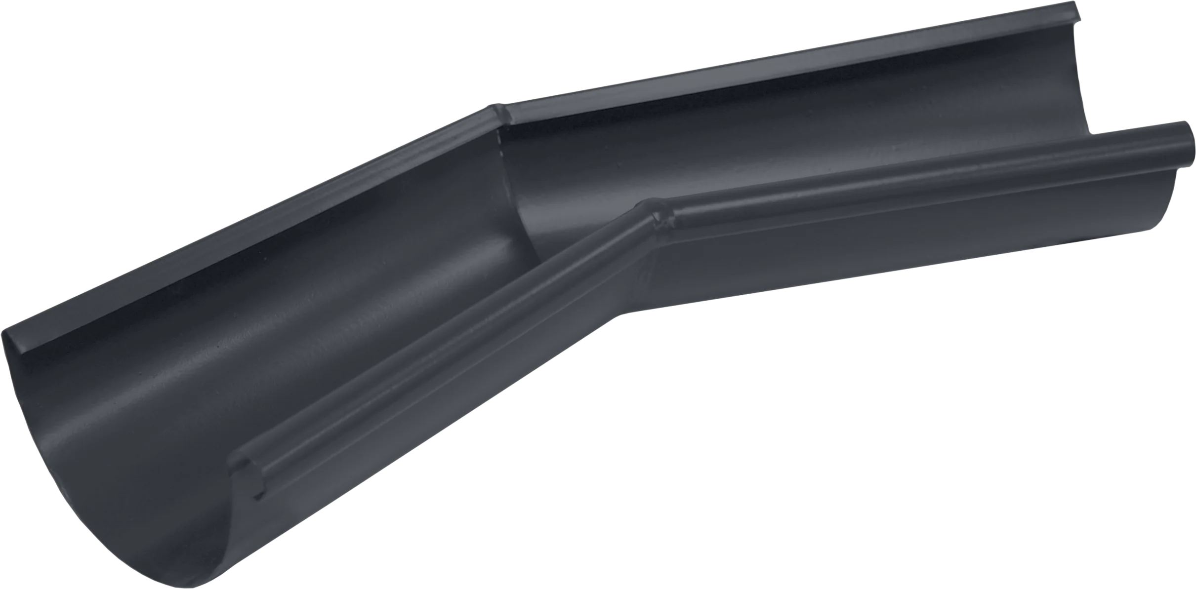 Угол желоба внутренний 135 гр 125 мм Matte PU RAL 7024