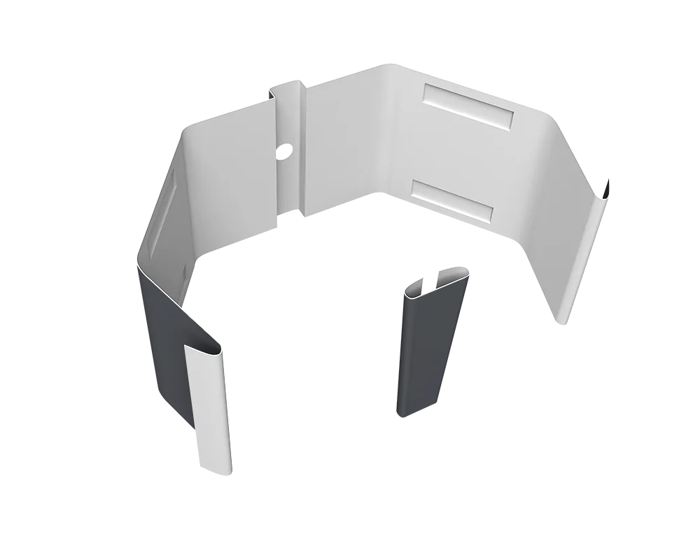 Крепление трубы для гофры на кирпич Vortex Lite PE RAL 7024 мокрый асфальт