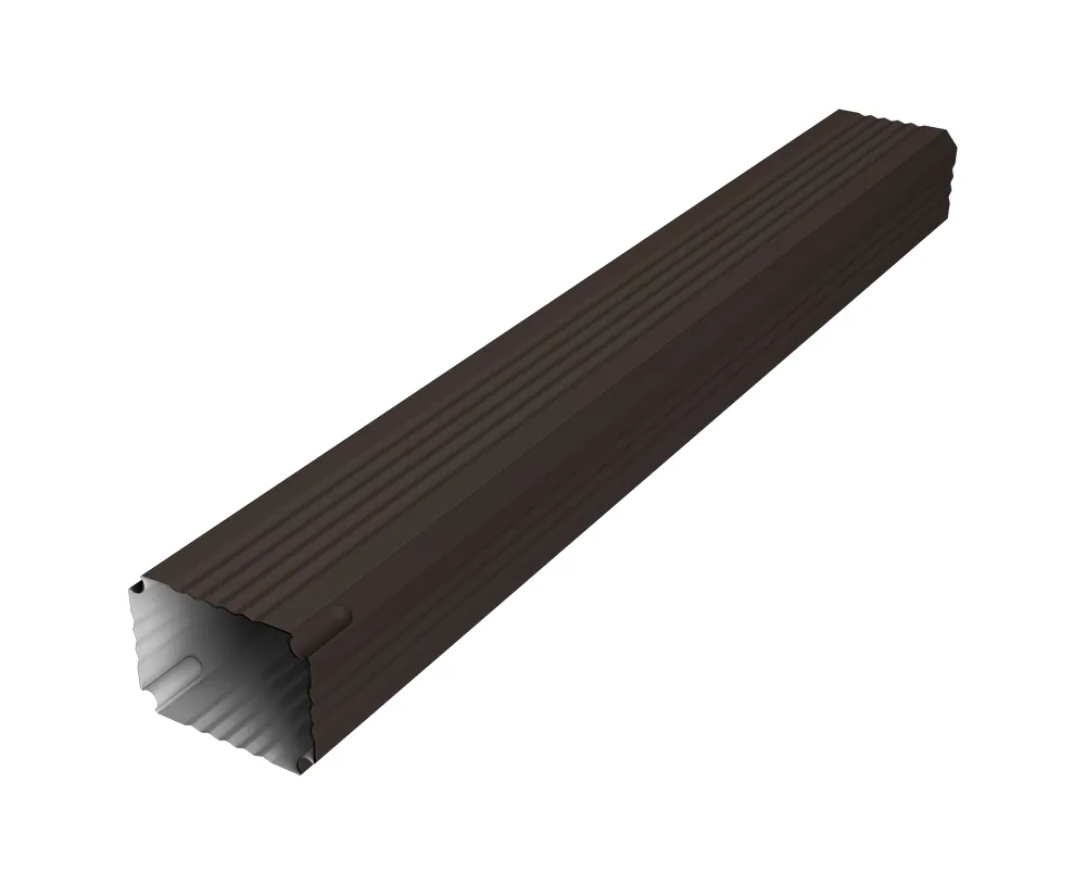 Труба гофрированная Vortex Lite Matt 76х102х1000мм RR 32 темно-коричневый