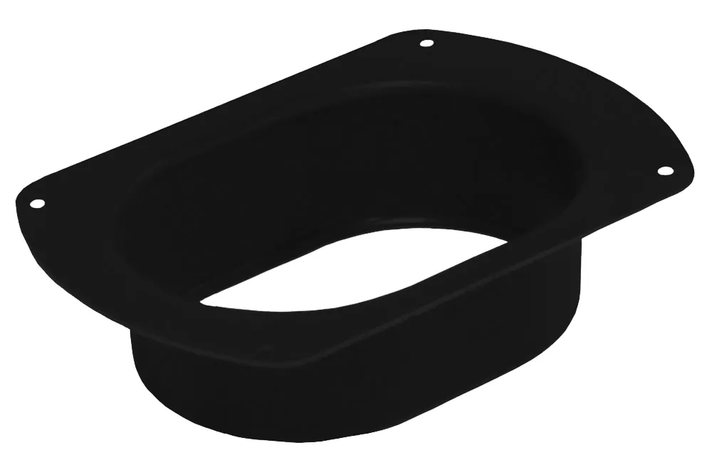 Воронка врезная Vortex Matt 127мм RAL 9005 черный