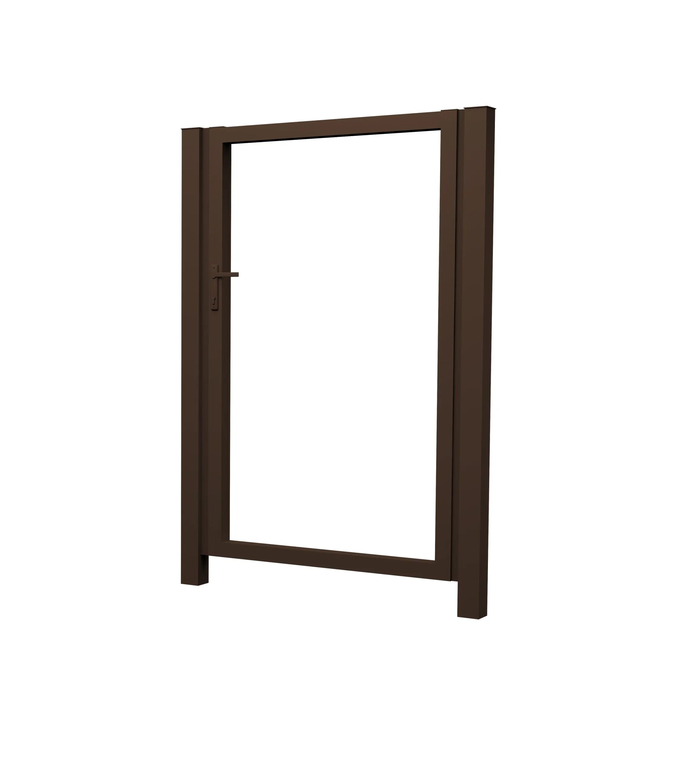 Калитка Жалюзи NoLock 2,0х1 RAL 8017 без заполнения