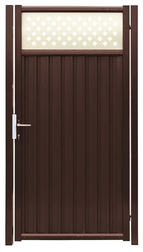 Калитка Estet Plus 2,0х1 RAL 8017/1014