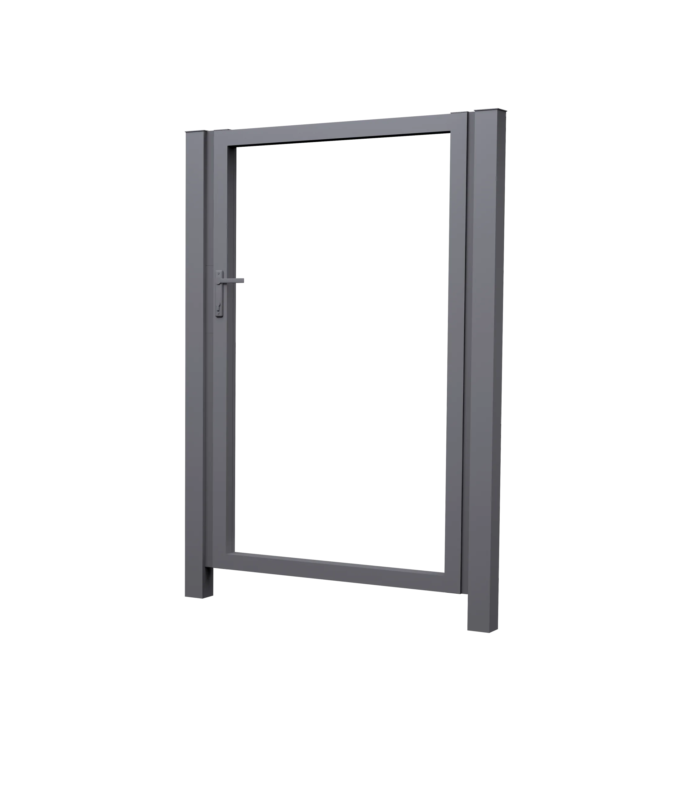 Калитка Жалюзи 2,0х1,5 RAL 7004 без заполнения