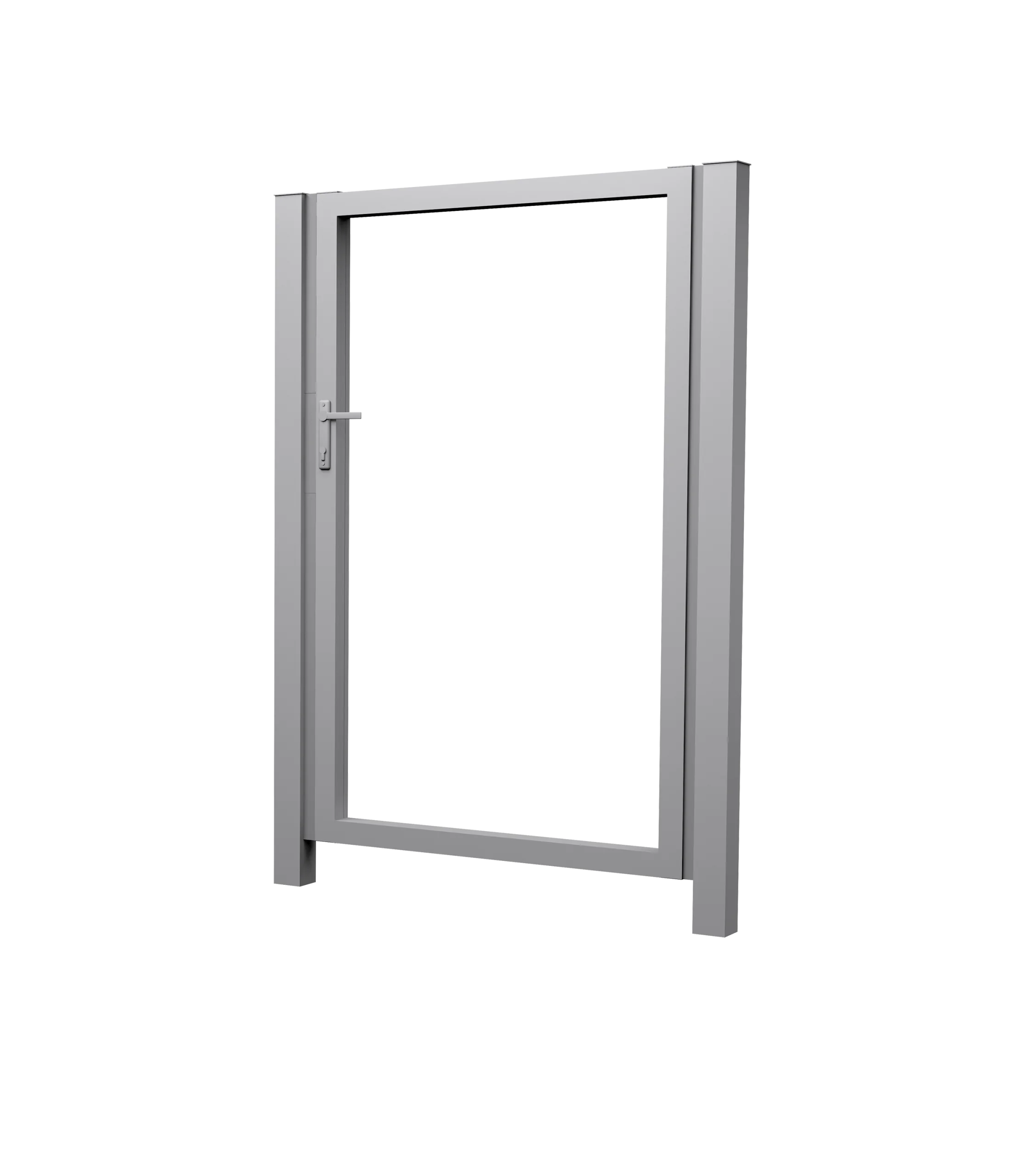 Калитка Жалюзи 2,0х1 RAL 7040 без заполнения