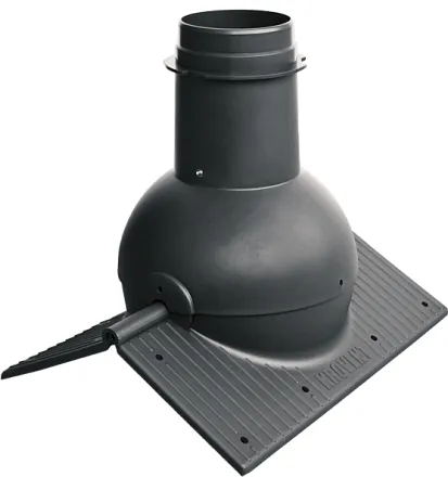 Элемент коньковый Кrovent Pipe-Cone черный