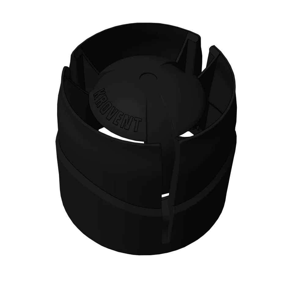 Колпак Krovent Hupcap 110 new черный