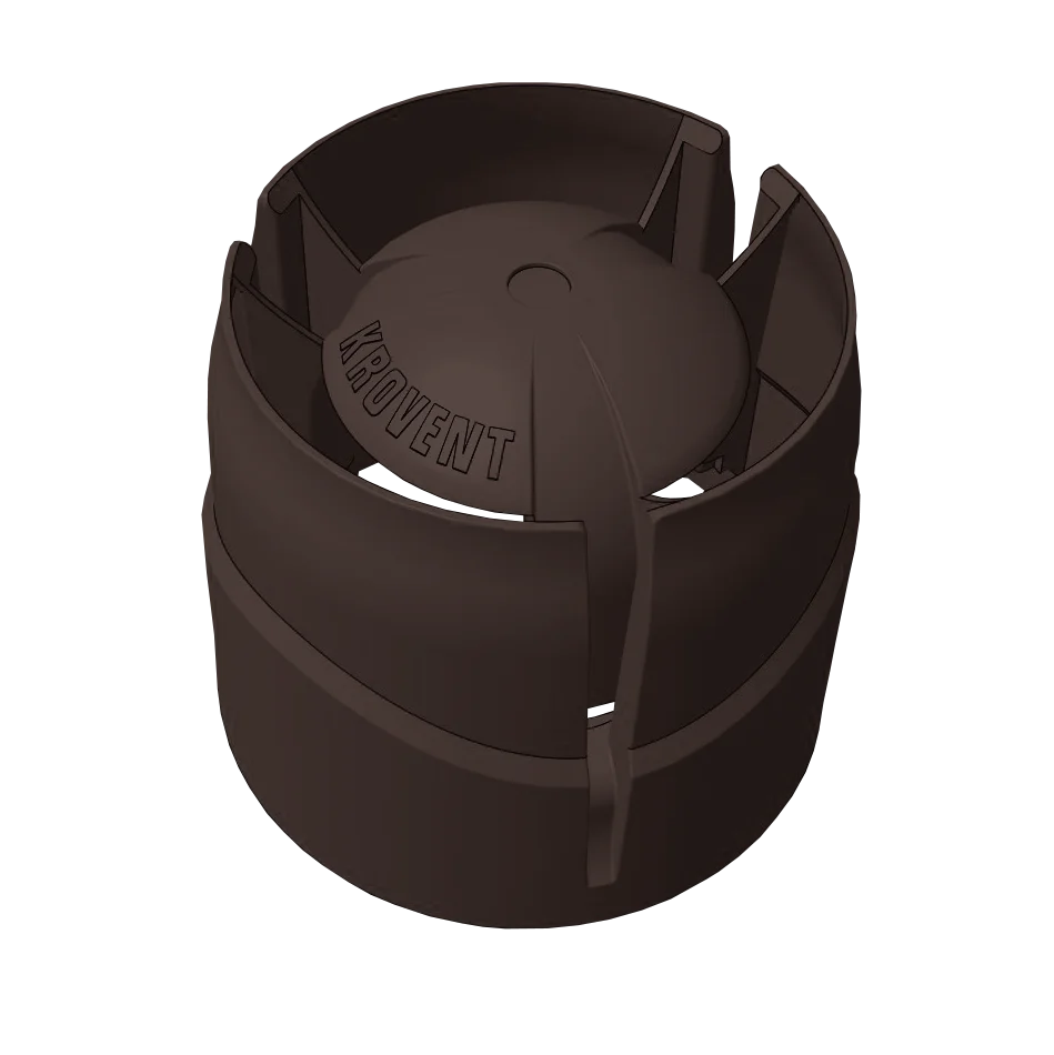 Колпак Krovent Hupcap 110 new коричневый