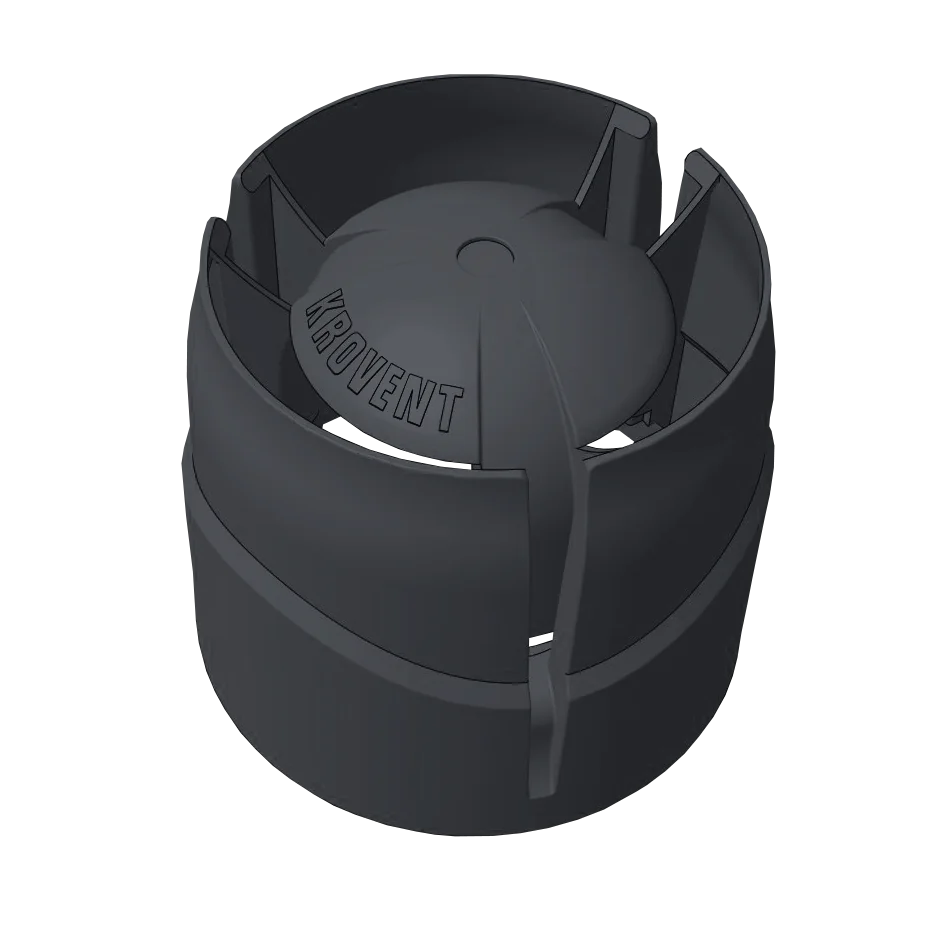 Колпак Krovent Hupcap 110 new серый