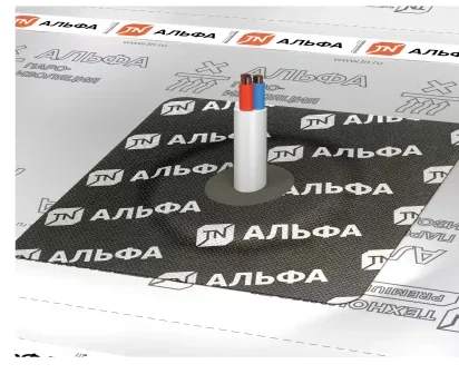 Манжета уплотнительная ТехноНиколь Альфапайп Протект L самоклеящаяся (коробка 10шт)